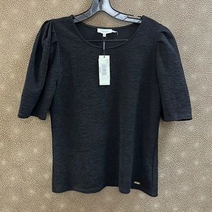 🔥🔥🔥NEW Calvin Klein Black Short Sleeve Blouse Top